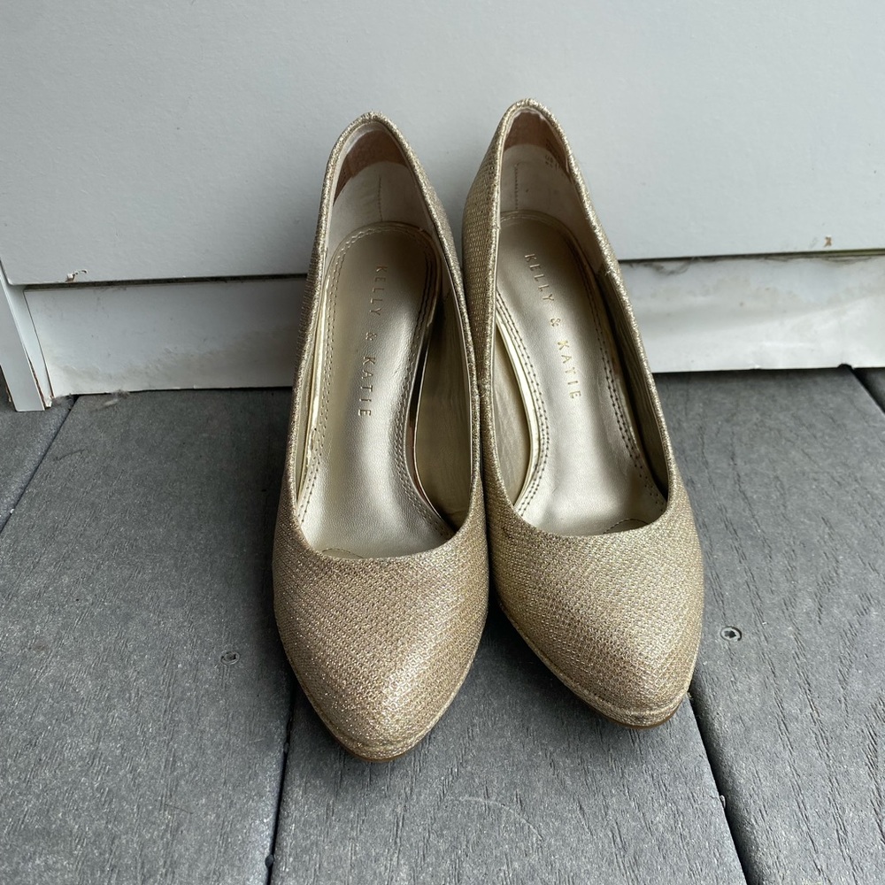 Gold heels